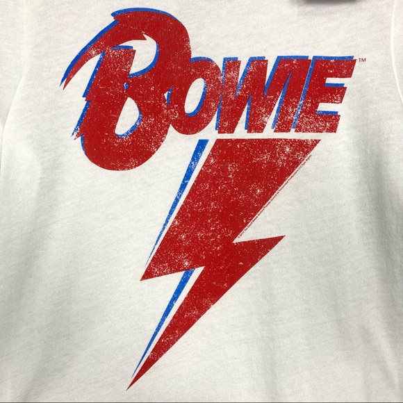 Chaser Bowie Graphic Tee Short Sleeve Retro Band - Picture 2 of 5